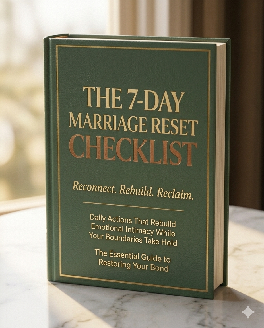 The 7-Day Marriage Reset Checklist