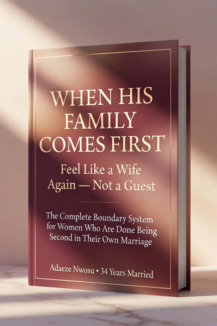 When His Family Comes First - Book Mockup