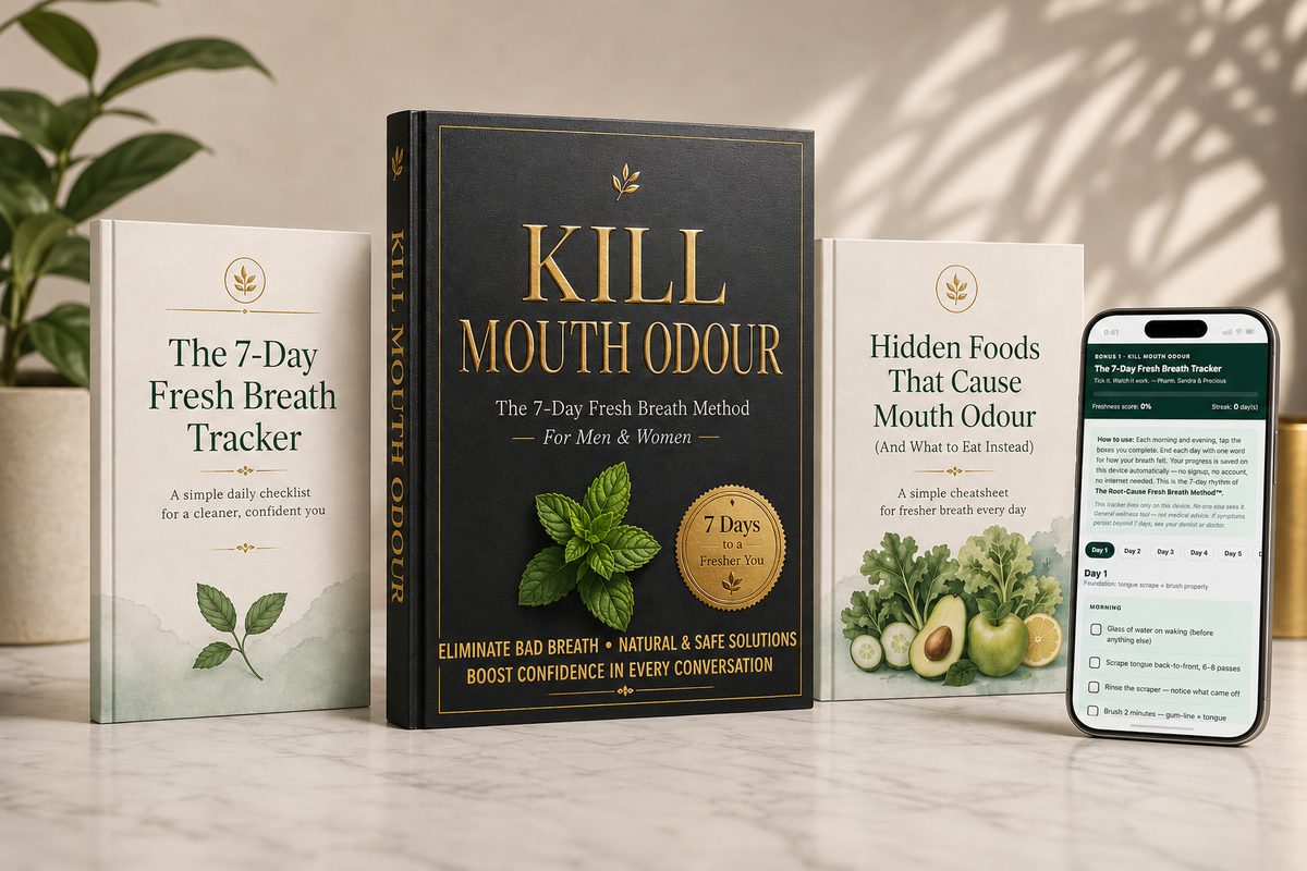 The full Kill Mouth Odour bundle