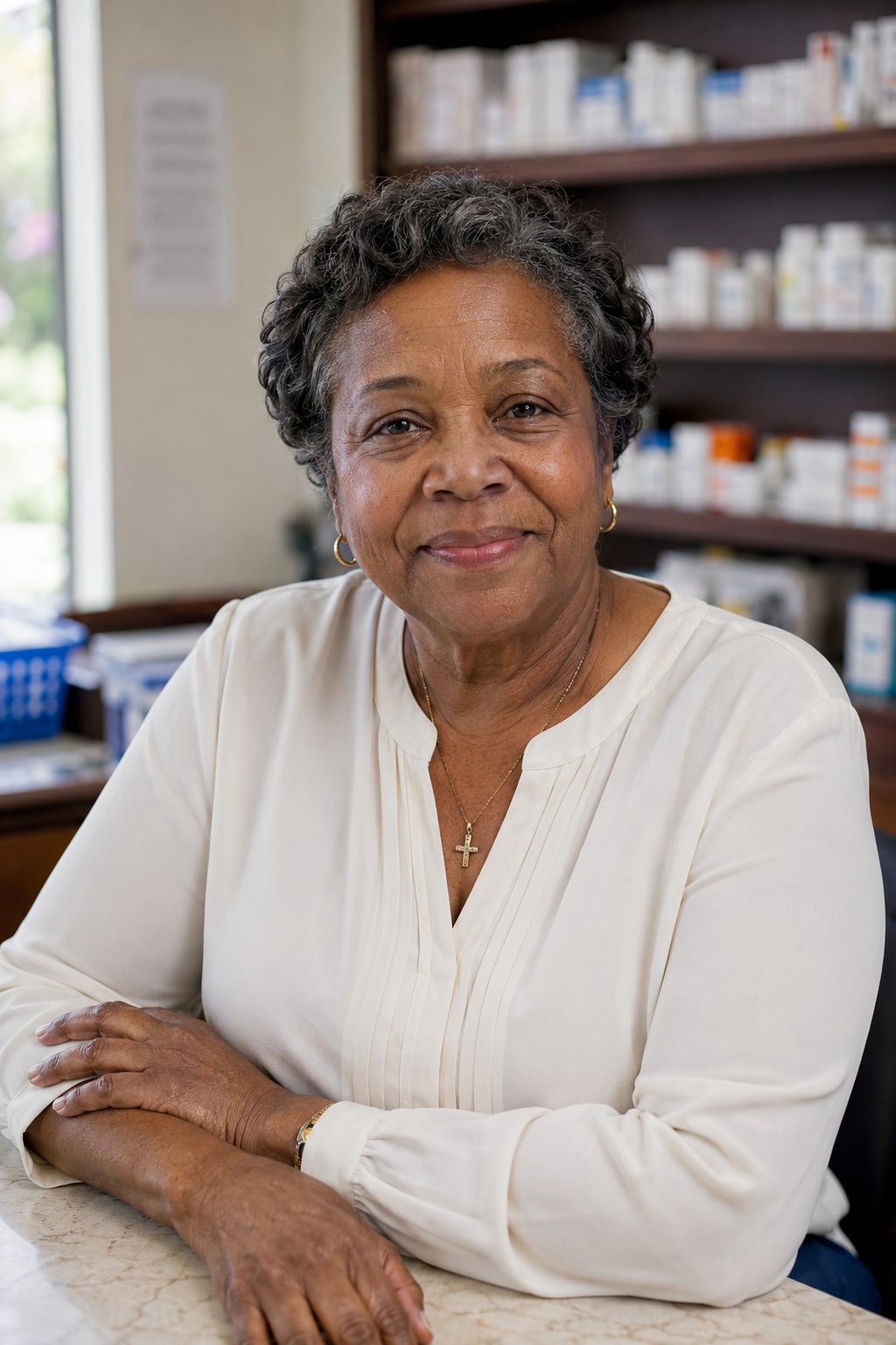 Pharm. Sandra, retired pharmacist